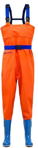 Naturepanda Wathose Damen,Anglerhose Wasserdicht mit Stiefel,Jagd Wathosen,Fischerhose,FischTeich Anglerhose,Atmungsaktive,mit Verstellbarer Schultergurt,für Angeln,Outdoor-Aktivitäten