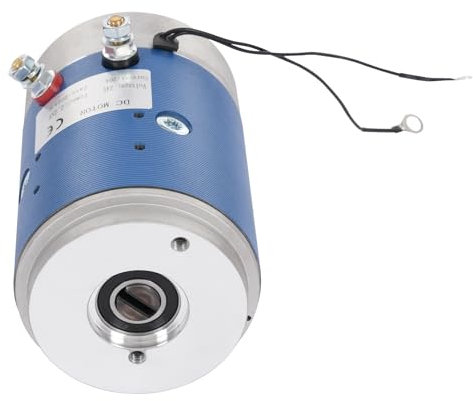 Motor de 24 V CC, motor de CC de alta potencia, motor de CC para montacargas/unidades hidráulicas, bobina de cobre puro, alta conductividad, nivel de protección IP54