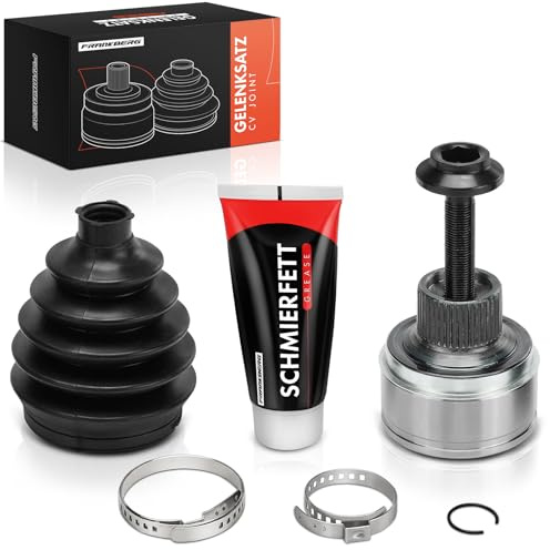 Frankberg Kit de joint homocinétique côté roue avant 8R0498099 | Compatible avec: A4 Allroad 8KH, A5 Sportback 8TA, A5 Cabriolet 8F7, A4 Avant 8K5, Q5 8RB, A5 8T3, A4 8K2, M.A.C.A.N 95B
