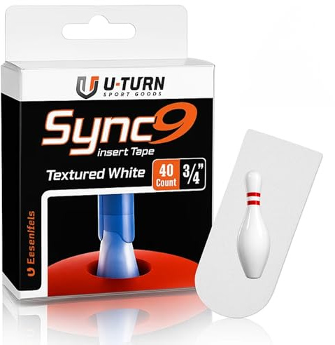 Ruban D'INSERTION Pouce et Doigts 3/4 - Genesis Sync Blancs, Performance, Accessoires Bowling, Boules, Protection, Bandes, Grip, Tape, Adhésif (40 Pièces) * U-Turn Sport