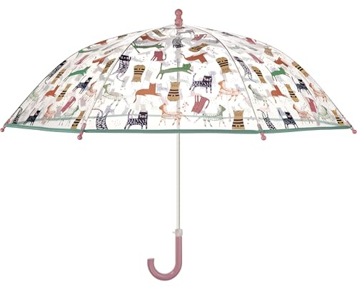 Playshoes Regenschirm Allover Katzen