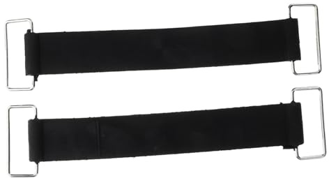 ABOOFAN 2piezas Correa De Sujeción De Batería De Goma Ajustable Para Motos y Coches Instalación Rápida y Segura Material Duradero y Resistente Para Gestión De Baterías