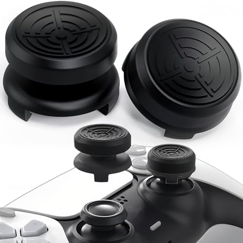 STAY GENT FPS Thumb Grips Caps for PS4 PS5 Controller - Thumbstick Grips to Aim Assist for PS5 Controller Thumbstick Caps 2 Pcs Joystick Accessories, Reduce Thumb Fatigue Improved Comfort & Accuracy