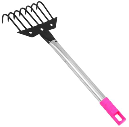 Toyvian Rastrillo para Jardinería Rastrillo para Plantar Flores Rastrillo De Mano para Jardín Rastrillo De Mano Herramienta De Jardinería Rastrillo para Jardinería Rastrillos De