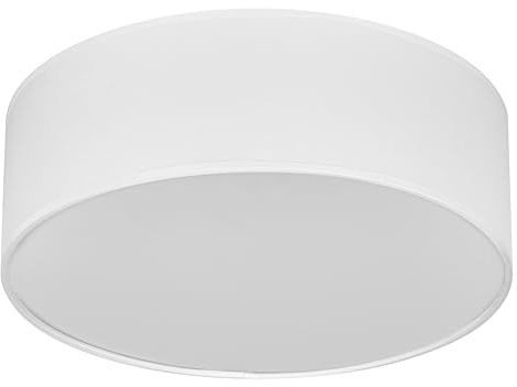 Osram ORBIS PARIS Deckenleuchte 300mm, weiß, E27-Sockel, kann mit smarter Lampe bestückt werden, hochwertiges, modernes Design, mit Stoffschirm, geeignet für Innenräume, rund, IP20 Schutzklasse