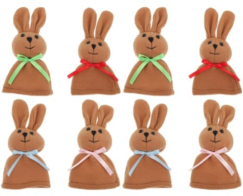 IMIKEYA 2 Sätze Teiliges Ostereier Hüllen Lustige Cartoon Besteckhalter Für Festliche Tischdekoration Für Ostern Familienfeiern 4 Stücke * 2