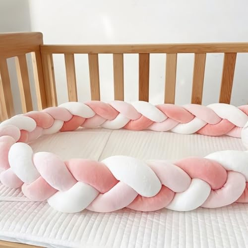 AZMAHT Guanciale Corpo per Dormire sul Fianco Cuscino a Serpente Intrecciato Cuscini Intrecciato Annodato Paracolpi Sponda Sponde Anticaduta Sponda Letto Bambini,R7,200CM