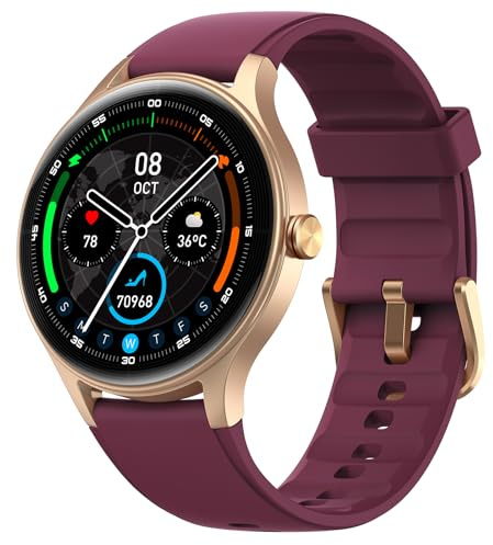 Smart Watches for Women, 1.27'' Ultra-Clear Fitness Watch with AI Voice & Bluetooth Calls, 7/24 Heart Rate/Sleep/SpO2 Monitor, 110+ Sports Modes, IP68 Waterproof Smartwatch for Android iPhone (Purple)