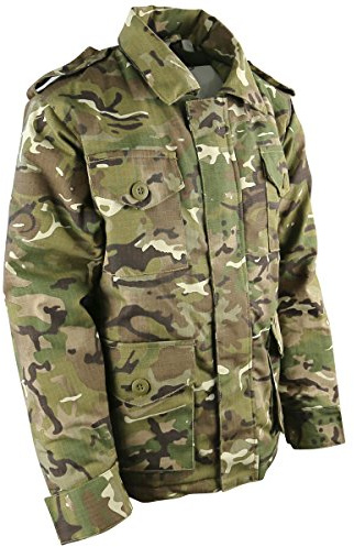 Kombat UK Kids Safari Jacket - British Terrain Pattern, 11-12 Years
