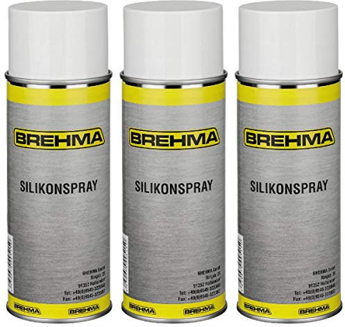3x Silikonspray Schmiermittel Schmierstoff Siliconespray Gleitmittel Spray 400 ml