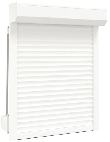 VidaXL Rulljalusi aluminium 70x100 cm vit