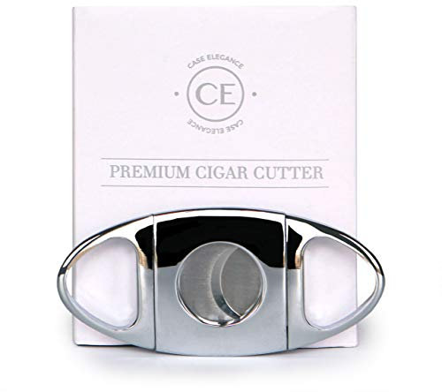 Klassischer Zigarrenschneider, rostfreier Stahl, scharfe Guillotine Messer mit einer Chrompolitur