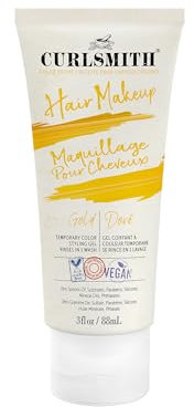 Curlsmith - Hair Makeup - Vegane temporäre Haarfarbe und Styling-Gel (Goldene Farbe)
