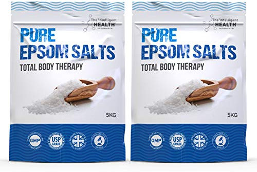 Pure Epsom Salts | Magnesium Sulphate Bath Salt (5 kg (Pack of 2))