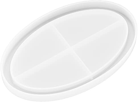 Silikon Tablett Formen Epoxidharz Gießen Obst Tablett Form Silikon Dekorative Tablett Platte DIY Form Zubehör Handwerk Dekore(Glänzend)