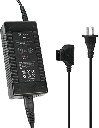 Moman D-Tap Charger with D Tap Cable for V-Mount/V Lock Battery/Power99 NANOONE, Battery Power Adapter for Sony Camera DSLR [DC 16.8V/3A]
