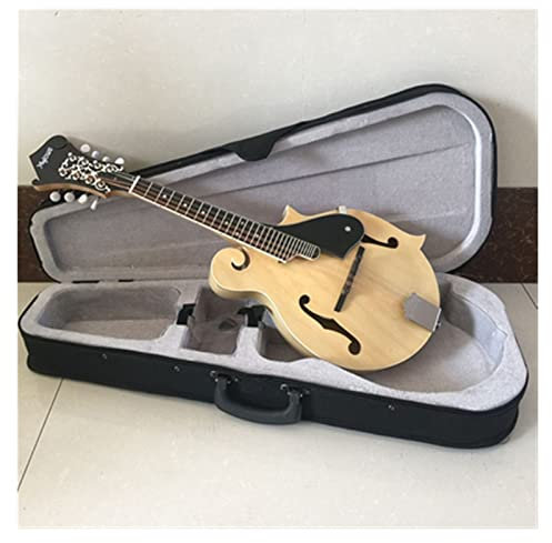 TSTS Beginner Mandolin Mandolin F Type 8 Strings Guitar Mandolin Eight-stringed Tibetan Musical Instrument (Color : 01)