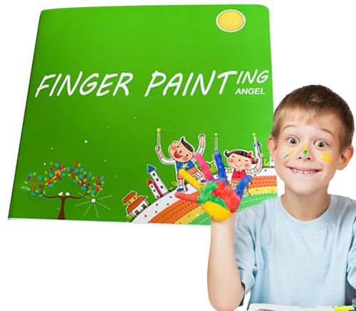 Waschbare Handfarbe,fingerfarben kinder ungiftig,fingermalfarben für kinder ungiftig,6-farbiges handgezeichnetes Malset Kunstbedarf Malset für Jungen,Mädchen,Kinder,Kleinkinder für die Schule zu Hause