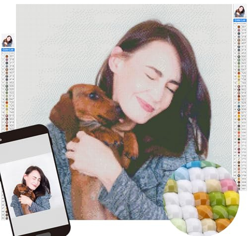 mnbhj 5D Diamond Painting Eigenes Foto Diamond Painting Selbst Erstellen Personalisierte 5D Diamant Painting Eigenes Bilder Personalisierte Foto Geschenke
