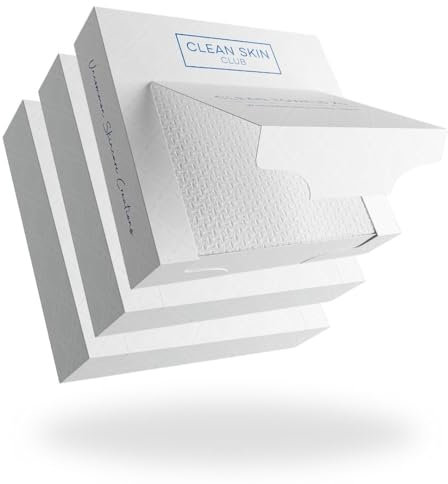 Clean Skin Club Clean Towels XL 100% USDA - Toalla facial desechable clínicamente probada de base biológica, toallitas de limpieza facial, toallitas secas desmaquillantes, paquete de 3 unidades, 30 ct