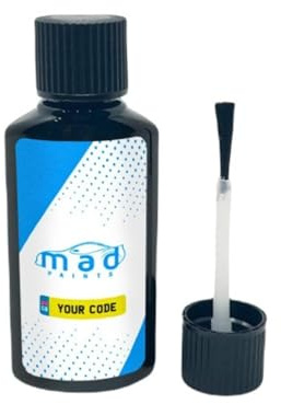 M.A.D MYLDAN AUTO DESIGN Custom Car Touch Up Paint by Registration Number - 30ml Precision Scratch Repair Kit Brush - UK Mixed Automotive Paint Pen for Exact Colour Match (PAINT & LACQUER)