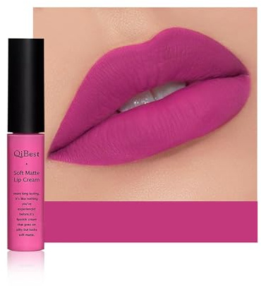 Anifer Velluto opaco rossetto liquido trucco di lunga durata e usura impermeabile, non Stick Cup Lip Gloss, (Viola 619)