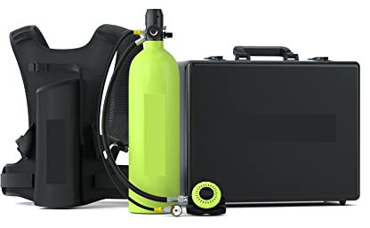 Réservoir de plongée sous-marine Respirateur De Plongée De Divertissement En Plein Air 2L Respirateur De Plongée De Natation Respirateur De Sauvetage D'urgence Mini bouteilles de plongée portables ( C