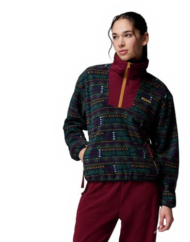 Columbia Sequoia Grove - Felpa da Donna in Pile con Mezza Zip, Confezione da 1