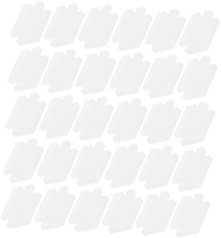iplusmile 30 Pezzi Inserto Protettivo per Termosifone in Plastica Bianco, Copertura per Tubi e Staffa Radiatore, Riutilizzabile, Facile da Installare