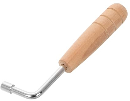 TOYANDONA Stimmschlüssel Harfenstimmschlüssel für Stahlkern Leierharfe Holzgriff mit und Professioneller Effizienter für Präzises Stimmen von Saiteninstrumenten