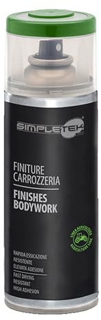 SIMPLETEK - Bomboletta Spray Vernice Veicoli Verde Compatibile con Fendt Carrozzeria Finiture Agricola 400 ml V400CAR.12 (1 pezzo)