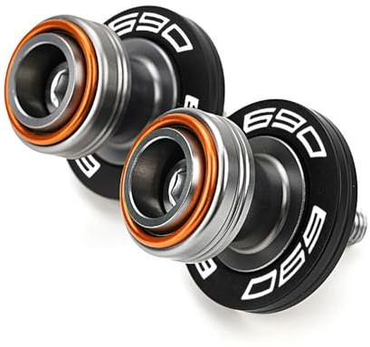 CDBFWD Motorrad Schwingen Slider Bobbins Schwingenhebel Ständer Schraube Passt für KTM 690 Duke duke690 690 SMC SMCR 690 Enduro R 2008-2023 2024 Stand Holder Spool Protection Reparatur