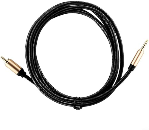 MoSundi Câble audio coaxial numérique SPDIF RCA vers jack 3,5 mm, pour HDTV, barre de son, amplificateur, 1 m 2 m