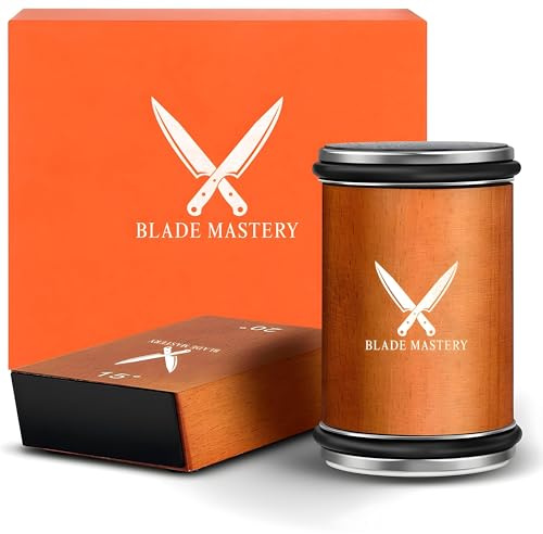 Afilador Cuchillos Profesional | Consigue un Afilado Uniforme y Preciso | Fácil de Usar y Seguro | Diseño Compacto y Elegante | Afiador facas