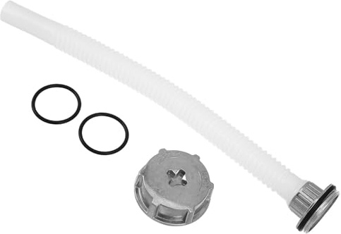 AKOOSY Beccuccio di Ricambio per Tanica di Carburante con Tappo Filettato in Plastica e Guarnizione, Ugello per Versamento senza Schizzi, Compatibile con Contenitori Gasolio per Uso