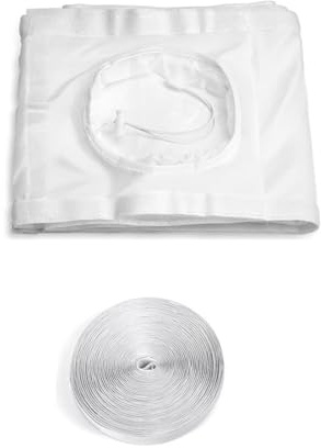 Toheitian Kit Ventilación Puerta Corrediza para Aire Acondicionado Portátil, Kit Ventilación Puerta Corrediza para Aire Acondicionado Portátil y Secadora, Aproximadamente 90 X 210 cm