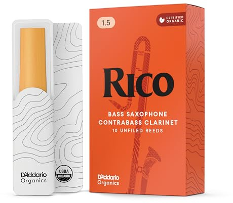 RICO Blätter für Kontraalt-Klarinette Stärke 1.5 (10 Stück)