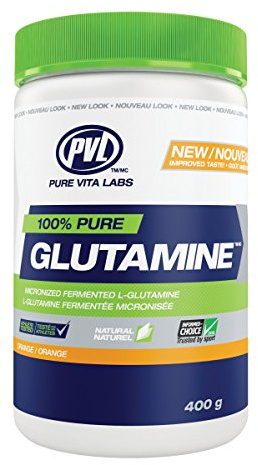 PVL 100% Pure Glutamine (400g) Orange - Aminosyror - Glutamin