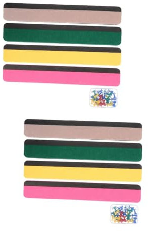 Lurrose 2sätze Felt Bulletin Board Strips Magnetische Pinnwand Für Notizen Und Für Büro Und Klassenzimmer