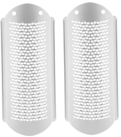 Hornhautentferner 2 Stück-pack aus Edelstahl für Füße und Fersen | Silber, Ergonomischer Griff mit Angenehmer Handhabung, Entfernt Abgestorbene Haut und Raue Stellen, Hornhaut Schäler
