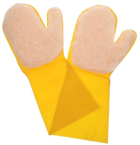 ROMISBABA Pool Cleaning Mitts 2 Pack for Spa Hot Tub Dishwasher Dishwashing Cleaning Aquarium Mittens Warmth and Grip