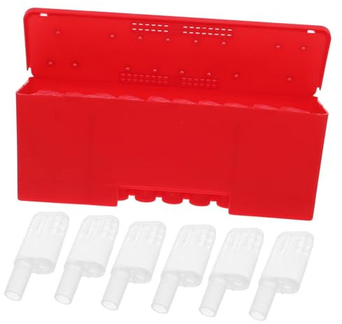 CIYODO 1satz Bienenkönigin Transportbox Mit Transparenten Käfigen Effiziente Bienenzuchtkäfige Für Bienenhaltung Und Königinnenaufzucht Bienenkäfige Und Transportbox