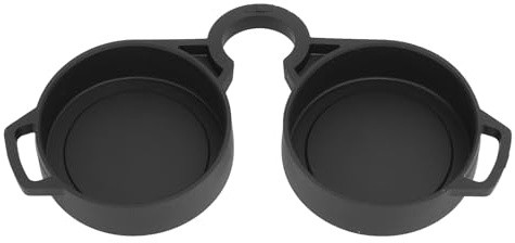 Protège-Oculaire pour Jumelles 42-45 mm, Cache-Objectif en Caoutchouc Flexible, Capuchon de Protection Pluie et Poussière pour Lentilles