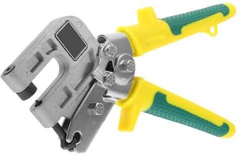 SHINEOFI Pince à Sertir pour Ossature Métallique Pince à Levier Ergonomique Antidérapante Outil de Fixation pour Plafond Suspendu Usage Professionnel