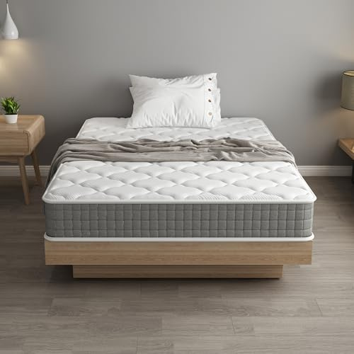 TEENO Materasso 140x190 cm, Alto 25 cm, Doppia Faccia, materasso ergonomico a 7 zone di media rigidità 140 x 190, Sollievo Pressione e Traspirante, Ipoallergenico e Antiacaro