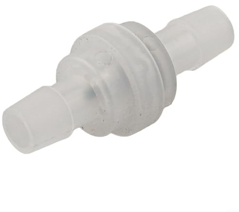Kunststoff-Rückschlagventil, 8 Stück, 6/8/10/12 mm Schlauchstutzen, Einwegdurchfluss-Design verhindert Rückfluss für pneumatische und Wassersysteme (8 mm)
