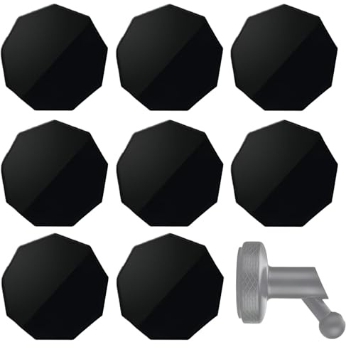 8 Pcs Magnetic Stickers,Low-Profile Strong Adhesive Removable Mount for Garmin Dash Cam 45/46/47/55/56/57/65W/66W/67W/Tandem/Speak Plus,Windshield Sticky Magnetic Pads Replacement Accessories