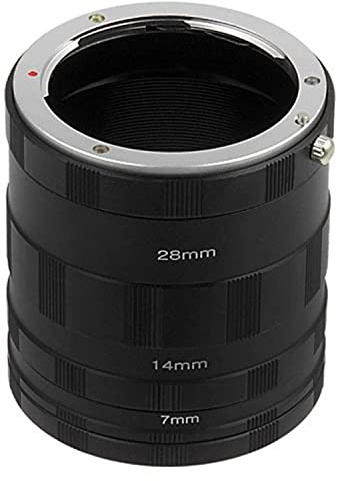 Fotodiox NEX Macro Tube Extension Kit for Extreme Macro Photography | Sony E-Mount - Juego de tubos de 7 mm, 14 mm y 28 mm para macro, primeros planos y aumentos