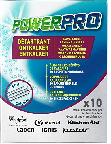 Wpro DDU100 POWERPRO Entkalker Päckchen für Waschmaschinen und Geschirrspüler