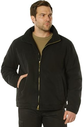 Rothco Concealed Carry 3 Season Jacket (US, Alpha, XX-Large, Regular, Regular, Black)